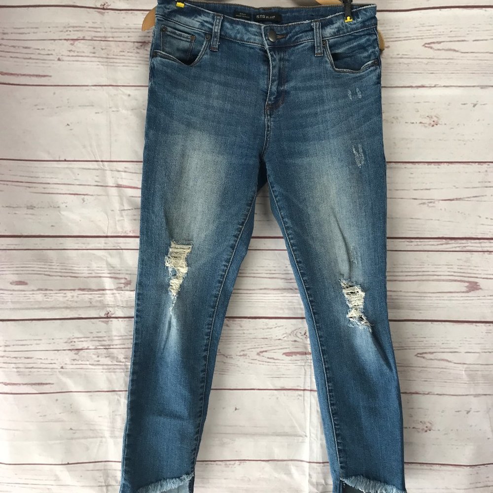STS Blue Emma Distressed Cropped Jeans